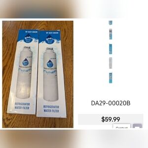 Water filter for refrigerator Samsung DA29-00020B  lot of 2